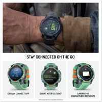 Garmin - Instinct  3 GPS Smartwatch 45 mm AMOLED - Neotropic with Neotropic Band - Back View