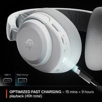 SteelSeries - Arctis Nova 3P Wireless Gaming Headset for PlayStation, PC, Mobile, Handhelds, and ... - Back View