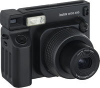 Fujifilm - instax WIDE 400 Instant Camera - Black - Back View