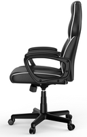 ACGAM - Ergonomic Gaming Chair with PVC Leather, Lumbar Support, Headrest, 360° Swivel, Adjustabl... - Back View