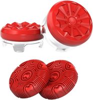 KontrolFreek - GamerPack Thumbsticks, Xbox/Xbox Series X - Red - Back View
