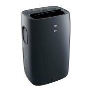 LG - 350 Sq. Ft. 8,000 BTU DOE Smart Portable Air Conditioner - Black - Back View
