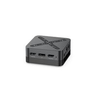MINIX - Z95 Mini Desktop PC, Intel N95, 16 GB RAM, 512GB SSD - Black - Back View