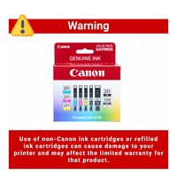 Canon - 250 XL/CLI-251 5-Pack Special Edition Ink Cartridges - Black/Cyan/Magenta/Yellow - Back View