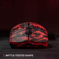 SteelSeries - Aerox 3 Super Light Honeycomb Wireless RGB Optical Gaming Mouse - Wireless - FaZe C... - Back View