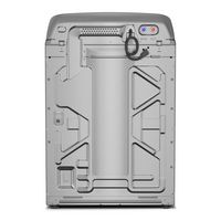 Maytag - 5.2 Cu. Ft. Smart Top Load Washer with Extra Power - Classic SIlver - Back View