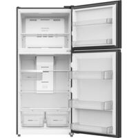 Frigidaire - 19 Cu. Ft. Garage Ready Top Freezer Refrigerator - Black - Back View