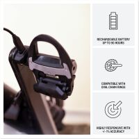 Garmin - Rally RK110 Single-sensing Power Meter - Black - Back View