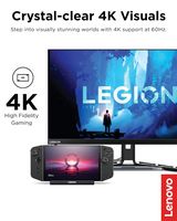 Lenovo - Legion Go Docking Hub - Black - Back View
