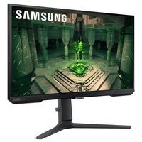 Samsung - 27” Odyssey FHD IPS 240Hz G-Sync Gaming Monitor - Black - Back View