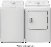 Frigidaire - 7 Cu. Ft. Gas Dryer with 8 Dry Cycles - White - Back View