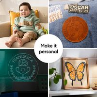 Cricut - Explore 4 + Starter Bundle - Seashell - Back View