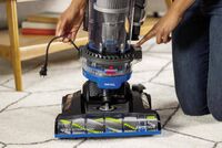 BISSELL - CleanView Swivel Rewind Pet Upright Vacuum Cleaner - Blue - Back View