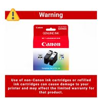 Canon - PG-295XL/CL-286XL High Yield Ink Cartridges (2-Pack) - Black/Tri-color - Back View