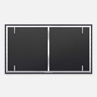 Valerion - 135-inch Fixed Frame Projector Screen, 1.3dB Gain, 4K/8K Ultra HD - White - Back View