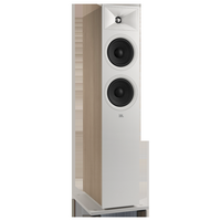 JBL - Stage2 260F 2.5-Way Dual 6.5-inch (165mm) Floorstanding Loudspeaker - Each - Latte - Back View