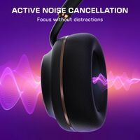 Turtle Beach - Stealth Pro II Multiplatform Wireless Over-Ear Gaming Headset for Windows, PlaySta... - Back View
