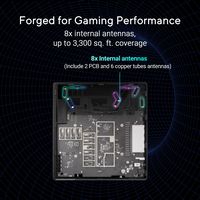 ASUS - ROG Strix GS-BE18000 Tri-Band Wi-Fi 7 Gaming Router - Black - Back View