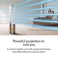 Dyson - Purifier Cool PC2 De-NOx​ - White/Gold - Back View