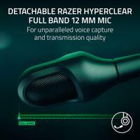 Razer - BlackShark V3 Pro ANC Wireless Over-the-Ear Gaming Headset for PlayStation, PC, Mac, Nint... - Back View