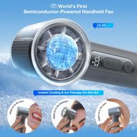 TORRAS - COOLiFY iva Handheld Portable Fan with Ice Cooler, 4900mAh Rechargeable Powerful, Mini S... - Back View