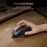 ASUS - ProArt MD301 Optical Ergonomic Mouse with Hot-Swappable Switches and SmartShift Scroll Whe... - Back View