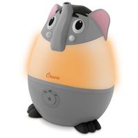 CRANE - Mini Elephant 0.5 Gallon Cool Mist Humidifier - Gray - Back View