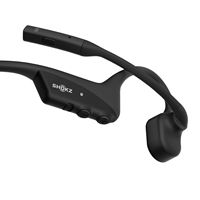 Shokz OpenComm2 UC Bone Conduction Stereo Bluetooth Headset 2025 Upgrade, USB-C - Black - Back View