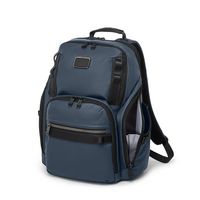 TUMI - Alpha Bravo Search Backpack - Navy Coated Canvas - Back View