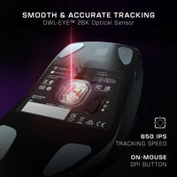 Turtle Beach - Pure Air Ultra-Light Wireless Ergonomic RGB Gaming Mouse with 26K DPI Optical Sens... - Back View