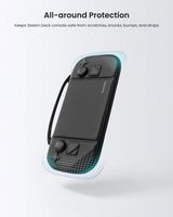 tomtoc - FancyCase-G38 Slim Case for Steam Deck/Steam Deck OLED, Portable Travel Eva Hard Shell, ... - Back View