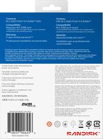 SanDisk - WD Blue SN5100 1TB Internal SSD PCIe Gen 4 x4 NVMe for laptops and desktops - Back View