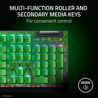 Razer - BlackWidow V4 X Full Size Wired Mechanical Green Clicky Switch Gaming Keyboard with Chrom... - Back View