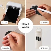 Cricut - Joy Xtra Smart Cutting Machine - White - Back View