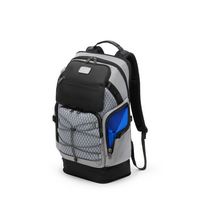 TUMI - Alpha Bravo Nomadic Backpack - Pearl Gray Mesh - Back View