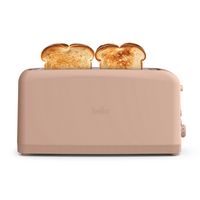 Bella - Fits-anywhere Kitchenware: 4-Slice Slim Toaster - Blossom - Back View