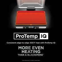 Ninja - Sizzle Pro XL 20-Inch Indoor Griddle & Grill with ProTemp IQ - Silver - Back View