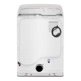 Maytag - 7.4 Cu. Ft. Pet Pro Top Load Gas Dryer with Extra Power and Sanitize Cycle - White - Back View