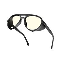 GUNNAR - Tallac Computer Glasses with Blue Light Reduction, Clear Lenses - Onyx - Back View
