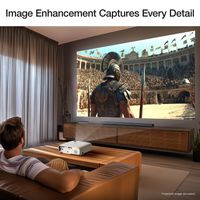 Epson - Home Cinema 980 3LCD 1080p Projector - White - Back View