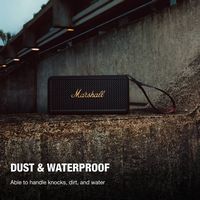 Marshall - Middleton II Portable Bluetooth Speaker with Rugged Waterproof / Dust-proof Wireless D... - Back View