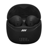 JBL - Tune Flex 2 True Wireless Noise Cancelling Earbuds - Black - Black - Back View