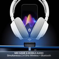 SteelSeries - Arctis Nova 7P Gen 2 Wireless Over-The-Ear Multi Gaming Headset for PS4, PS5, Switc... - Back View