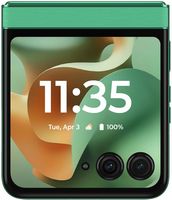 Motorola - razr 2025 256GB (Unlocked) - PANTONE Spring Bud - Back View