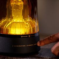 Vornado - LUCERNA 1 0.5 Gal. Ultrasonic Humidifier - Amber - Back View