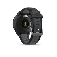Garmin - Forerunner 165 GPS Smartwatch 43 mm Fiber-Reinforced Polymer - Black/Slate Gray - Back View