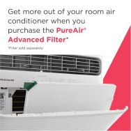 Frigidaire - 12,000 BTU 550 Sq. Ft. Window Air Conditioner with 11,000 BTU Supplemental Heat Func... - Back View