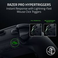 Razer - Raiju V3 Pro Wireless Gaming Controller with TMR Thumbsticks and Remappable Buttons for P... - Back View