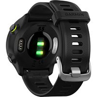 Garmin - Forerunner 55 GPS Smartwatch 42mm Fiber-Reinforced Polymer - Black - Back View