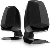 Edifier - M201BT 2.1 Bluetooth Multimedia Speaker System (3-Piece) - Black - Back View